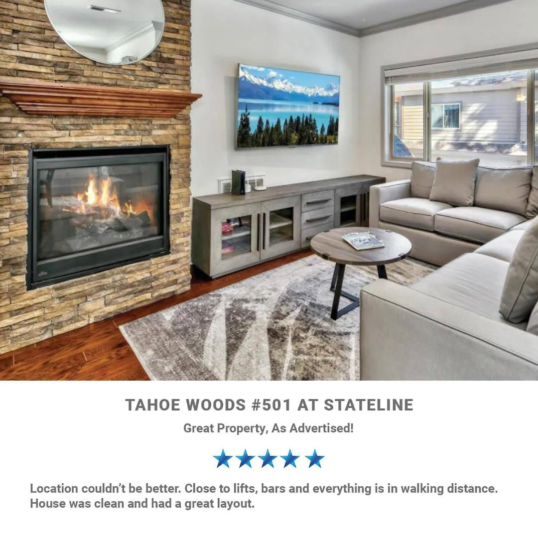 Villa Tahoe Woods 501 - Location Spacious Walk To Beach South Lake Tahoe